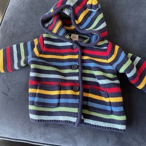 Colorful Striped Baby Hoodie